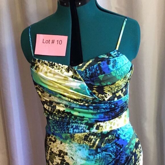 BISOU BISOU spaghetti strap dress in size 10 - Picture 3 of 11